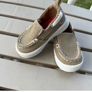Garanimals Canvas Loafers Size‎ 3 Toddler Boys Casual Slip On White Sole